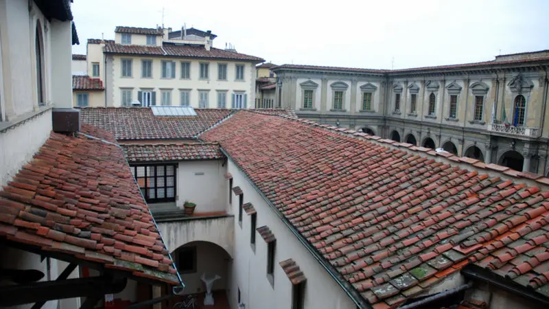 cineturismo, location, cinema, turismo, film tourism, movie tour, Biblioteca delle Oblate, Oblate, Library, Firenze, Florence, Museo di Preistoria, Prehistory Museum, ex convento, former convent, chiostro, cloister, terrazza panoramica, panoramic terrace, sezione bambini e ragazzi, children's and youth section, Toscana, Tuscany, Italy for Movies